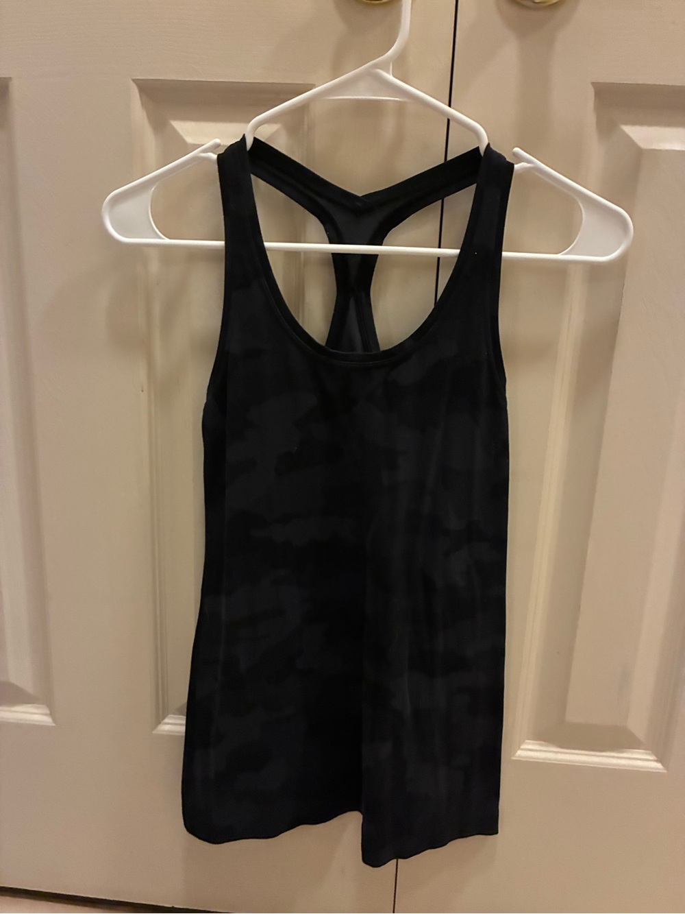 lululemon athletica Black Camo Tank Top